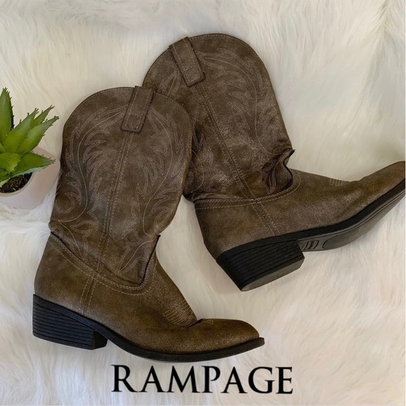 Rampage Shoes - Rampage Walden Cowgirl Boots Sz 8